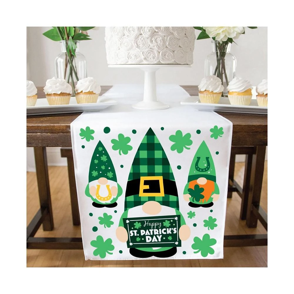 商品Big Dot of Happiness|Irish Gnomes - St. Patrick's Day Party Dining Tabletop Decor - Cloth Table Runner - 13 x 70 inches,价格¥201,第3张图片详细描述