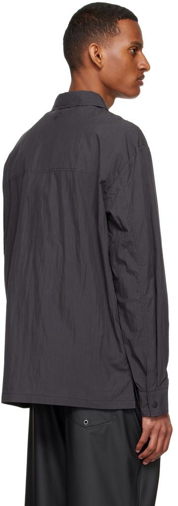 商品RAINS|Black Cotton Jacket,价格¥1160,第5张图片详细描述