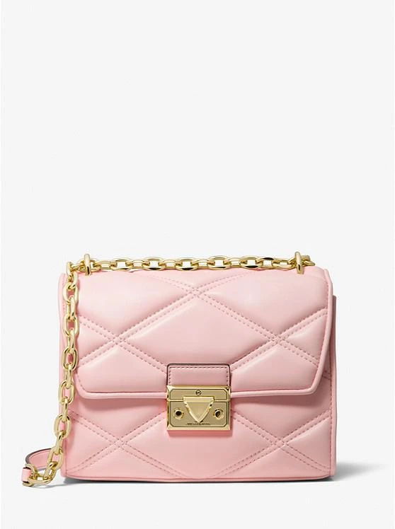 商品Michael Kors|Serena Small Quilted Faux Leather Crossbody Bag,价格¥1037,第1张图片