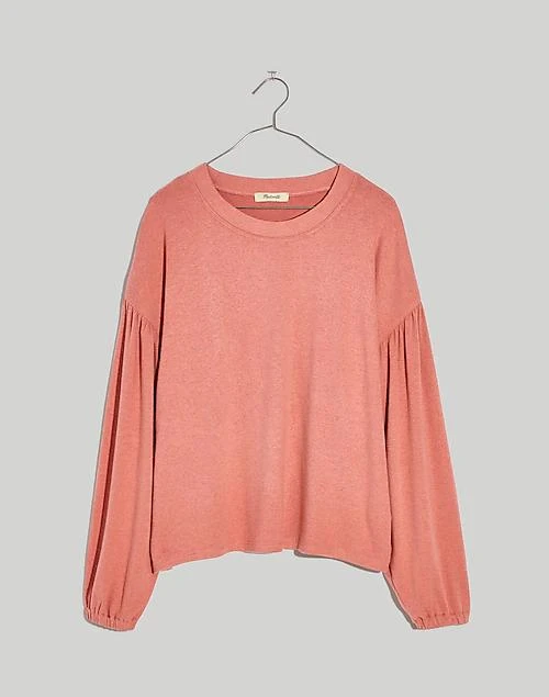 商品Madewell|Dreamiest Knit Long-Sleeve Tee,价格¥158,第1张图片详细描述