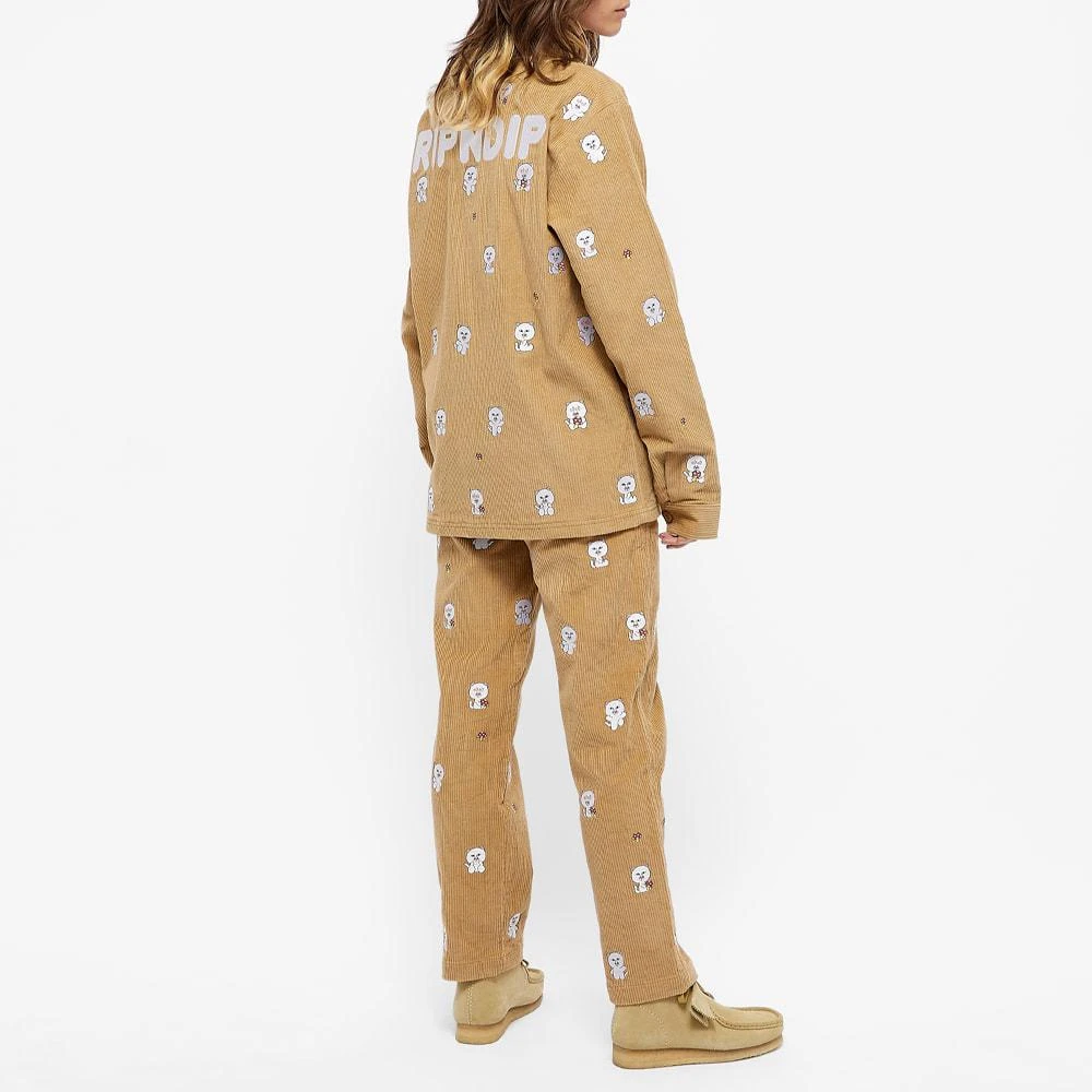 商品RIPNDIP|RIPNDIP All Over Embroidery Corduroy Jacket,价格¥709,第5张图片详细描述