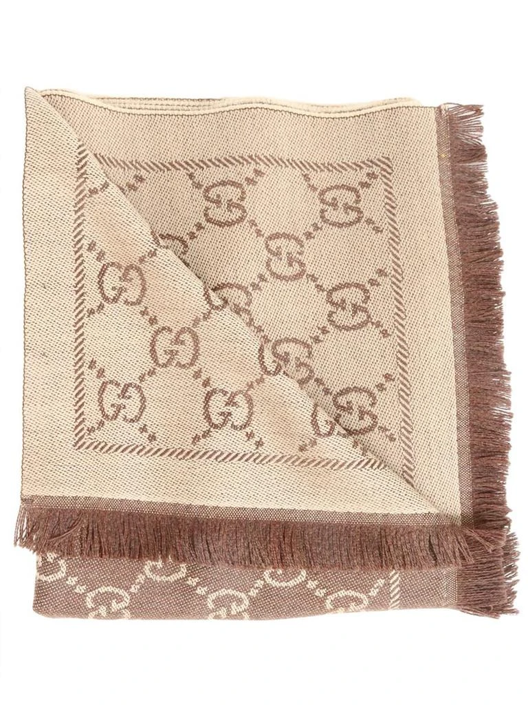 商品Gucci|GG motif scarf,价格¥3041,第2张图片详细描述