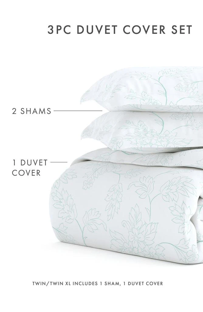Premium Ultra Soft Vine Pattern 3-Piece Duvet Cover Set 商品