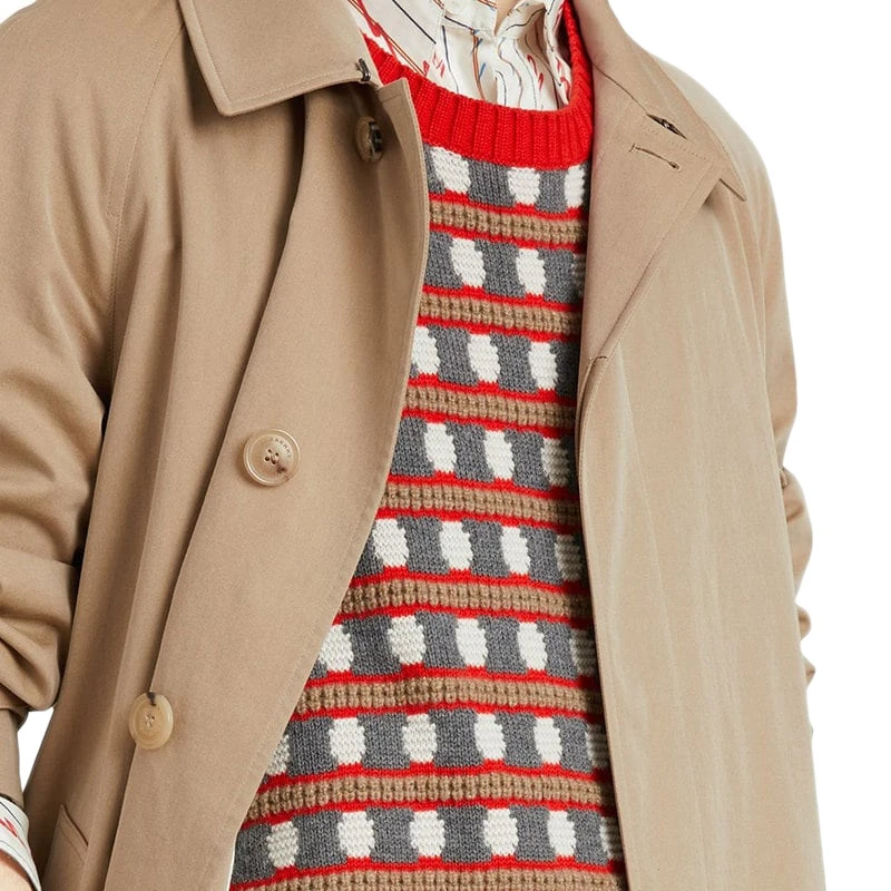 Burberry 博柏利 男士卡其色长款风衣 8001228 商品