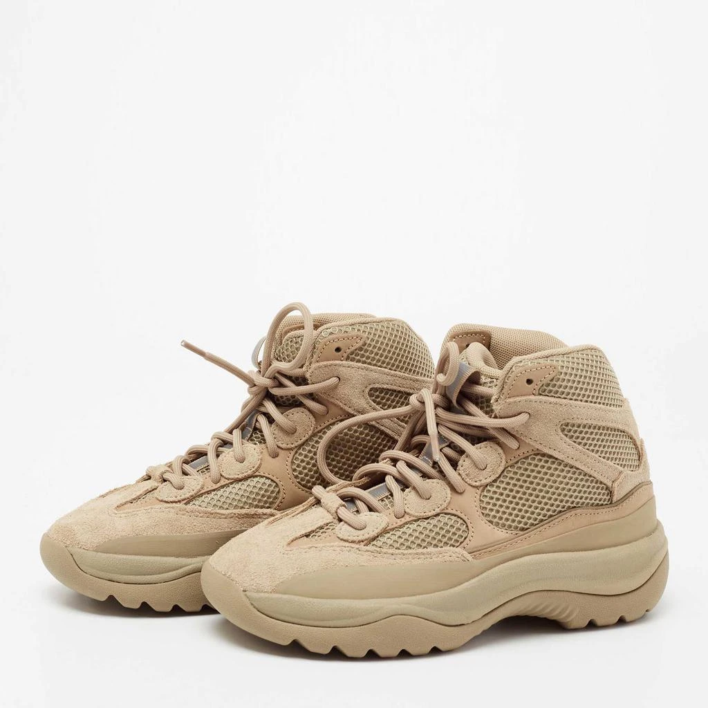 商品YEEZY|Yeezy x Adidas Brown Suede and Mesh DSRT BT Desert Boots Size 38 2/3,价格¥2328,第2张图片详细描述