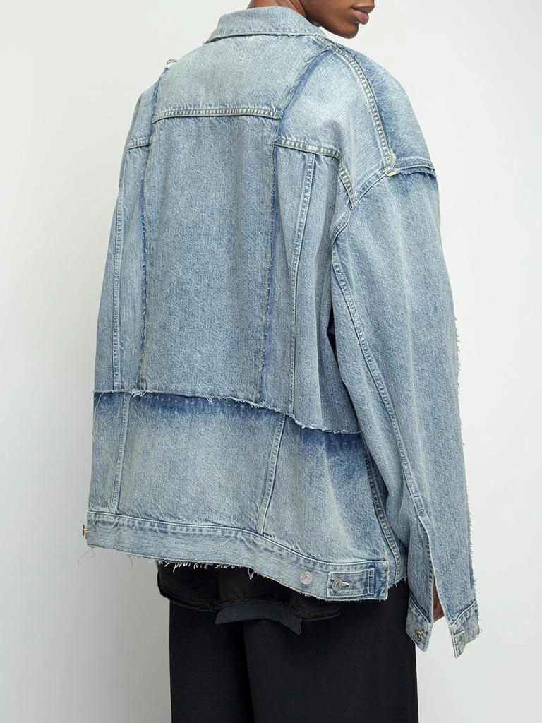 商品Balenciaga|Cut-up Cotton Denim Jacket,价格¥13842,第2张图片详细描述