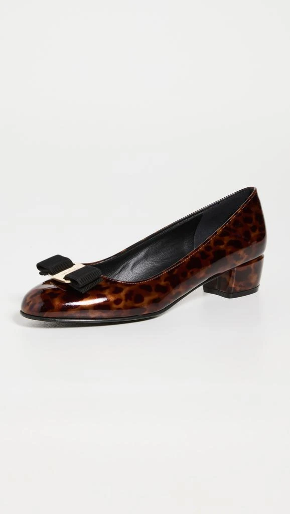 商品Salvatore Ferragamo|Salvatore Ferragamo 菲拉格慕 Vara Tuga 浅口高跟鞋,价格¥3515,第2张图片详细描述