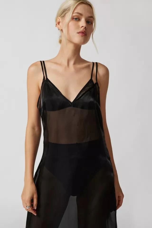 商品Urban Outfitters|UO Morgan Sheer Midi Dress,价格¥229,第4张图片详细描述