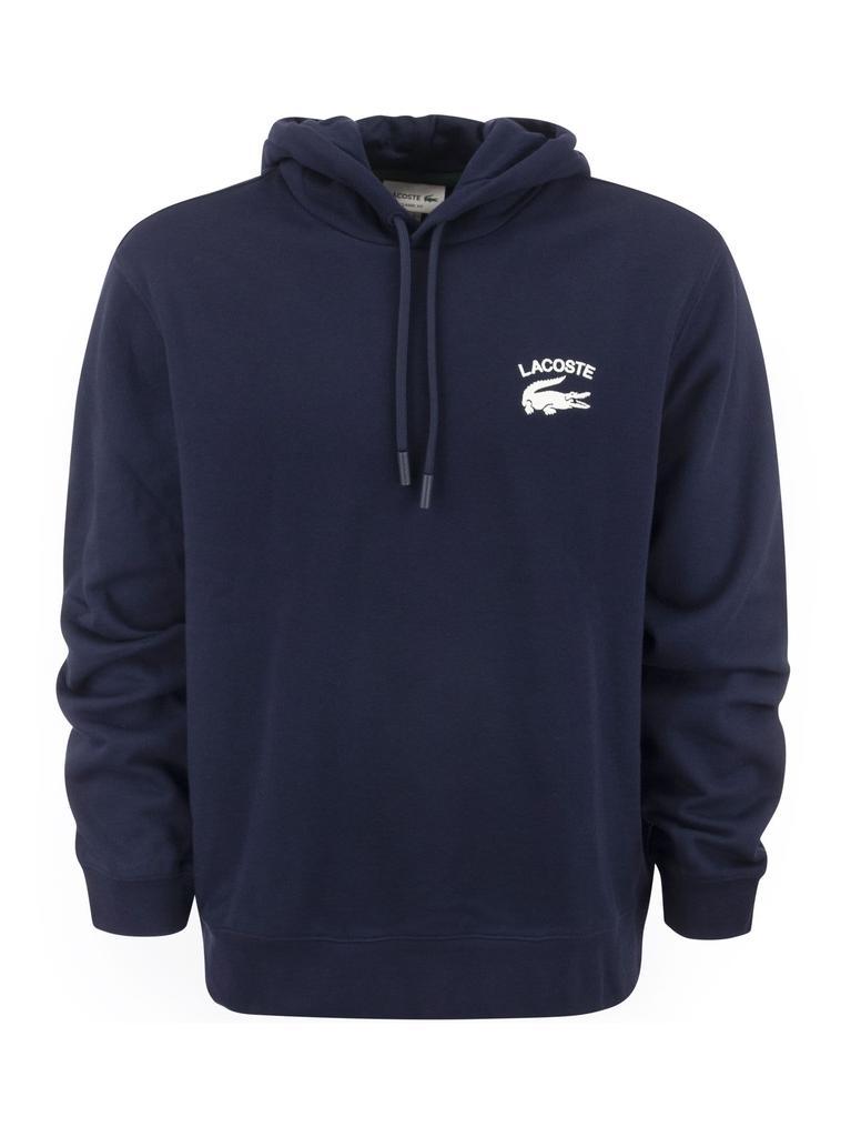 商品Lacoste|Lacoste Solid-coloured Hoodie Classic Fit,价格¥1053,第1张图片