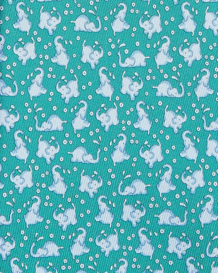 商品Salvatore Ferragamo|Men's Elephant Print Silk Classic Tie,价格¥1170,第2张图片详细描述