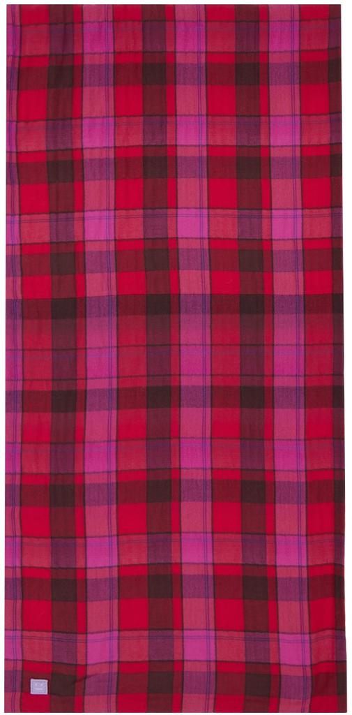 Pink & Red Flannel Scarf商品第1张图片规格展示