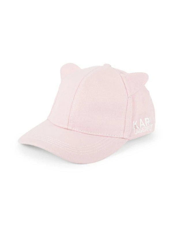 商品Karl Lagerfeld Paris|Exposed Seam Linen Blend Baseball Cap,价格¥159,第1张图片