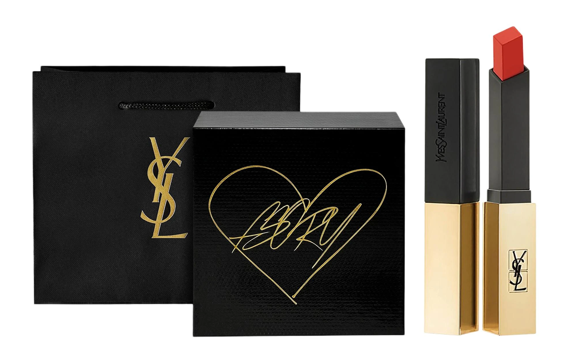 商品[国内直发] Yves Saint Laurent|YSL圣罗兰 黑金彩妆礼盒 易上色丝绒自然持久气色 口红+香水,价格¥535,第9张图片详细描述