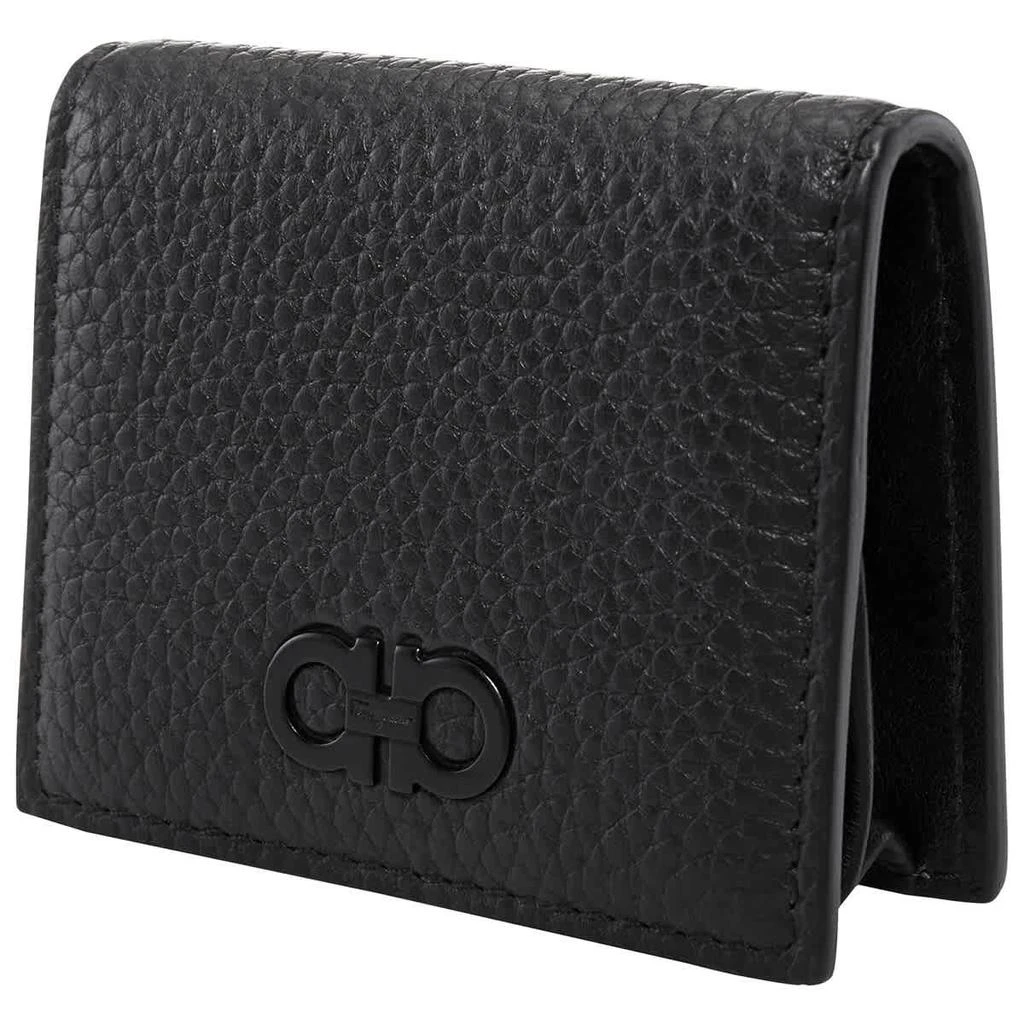 商品Salvatore Ferragamo|Black Leather Gancini Coin Case,价格¥1113,第1张图片