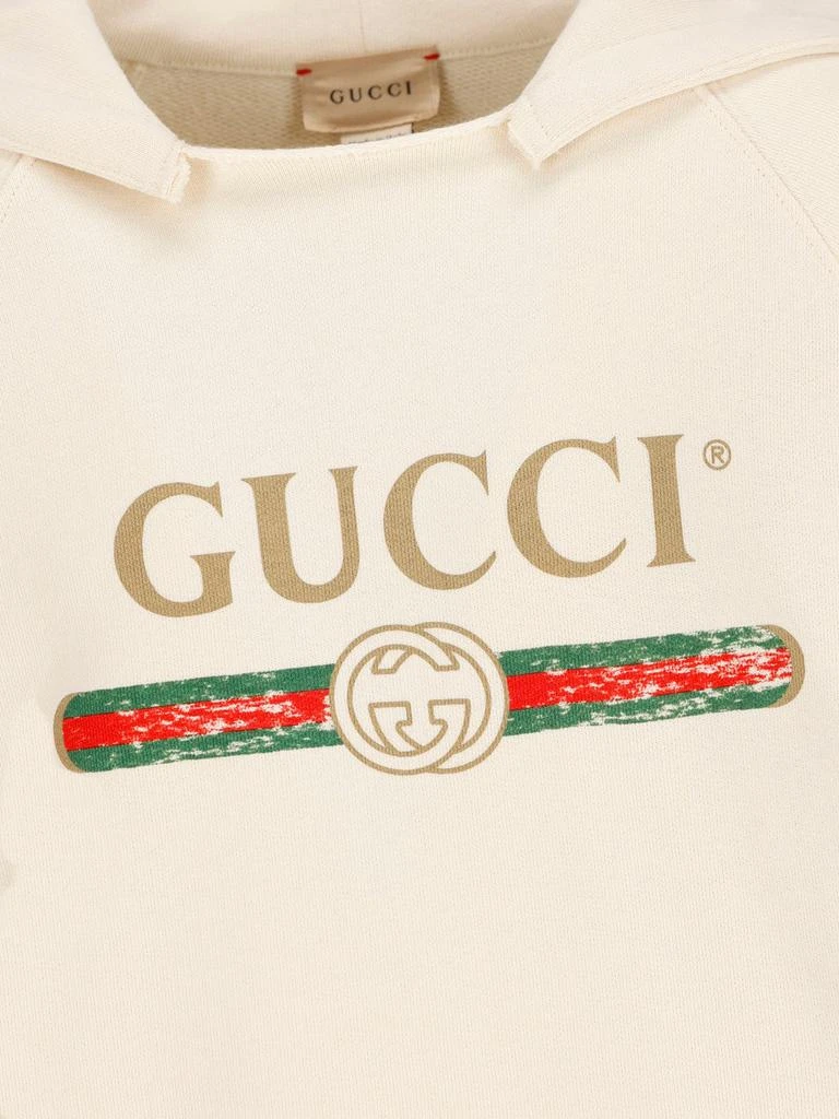 商品Gucci|Gucci Kids Original Logo Printed Hoodie,价格¥1638-¥2519,第3张图片详细描述