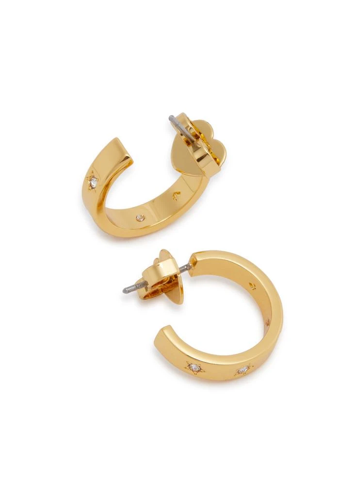 商品Kate Spade|Set In Stone Stars gold-plated hoop earrings ,价格¥910,第3张图片详细描述