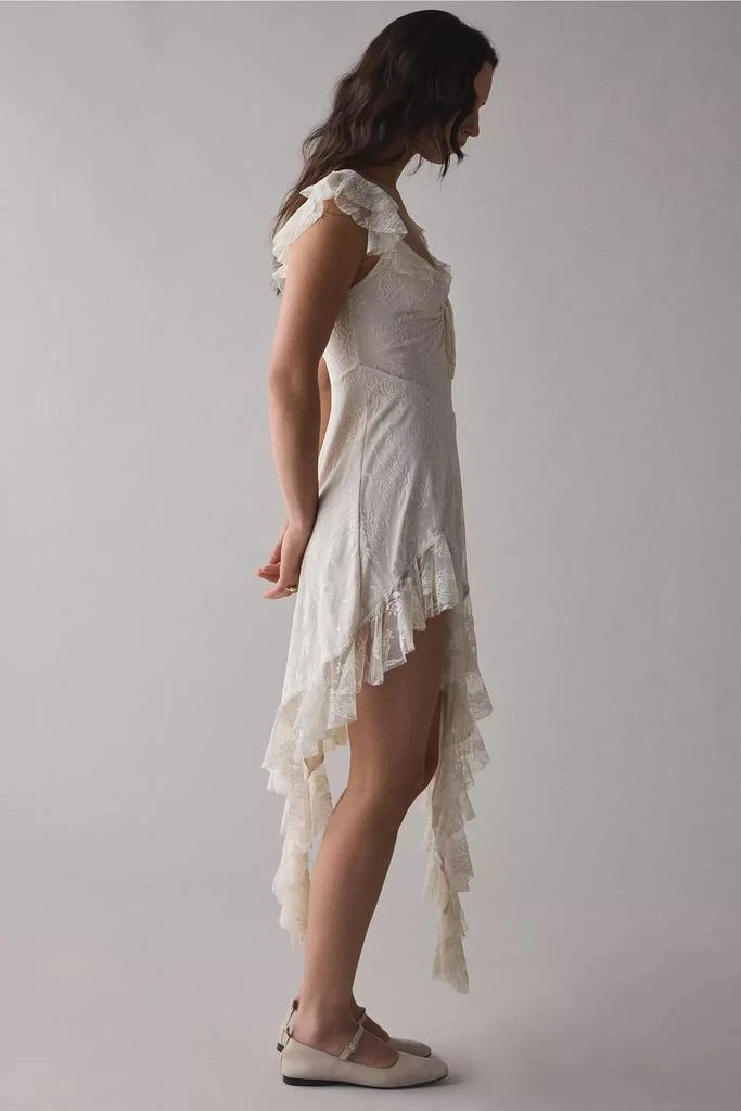 商品Urban Outfitters|UO Hyacinth Lace Spliced Midi Dress,价格¥778,第3张图片详细描述