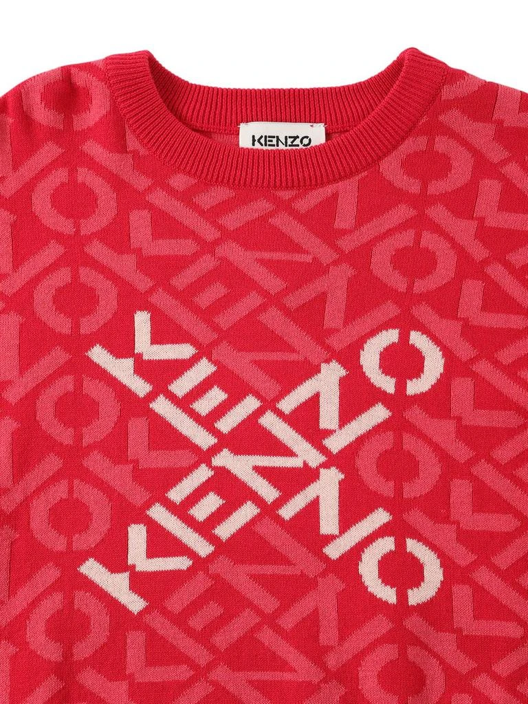 商品Kenzo|Cotton Blend Knit Sweater W/ Logo,价格¥1572,第1张图片详细描述