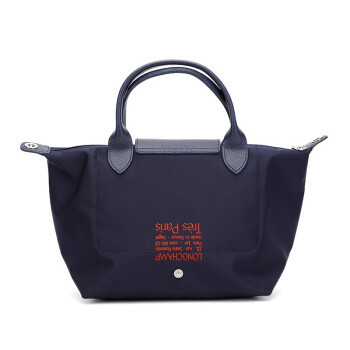 商品[国内直发] Longchamp|珑骧（longchamp） 小号S女包女士短柄手提单肩斜挎包 织物 图案装饰 海军蓝色 L1512HXG006,价格¥1052,第4张图片详细描述