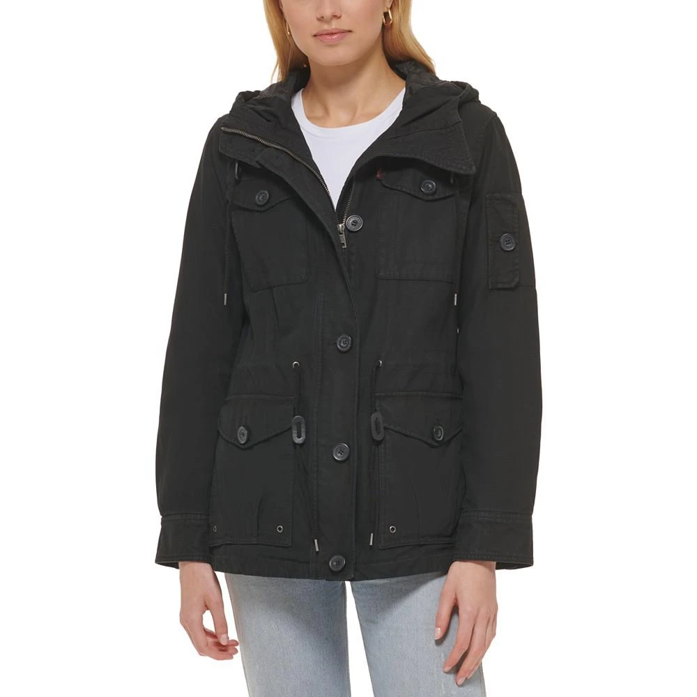 Levi's Women's Hooded Military Jacket 4