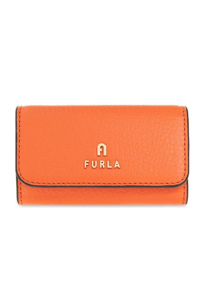 商品Furla|Furla Logo Lettering Camelia Key Case,价格¥446,第1张图片