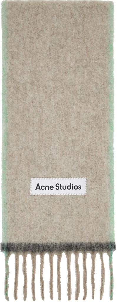 商品Acne Studios|Beige Narrow Scarf,价格¥2236,第1张图片