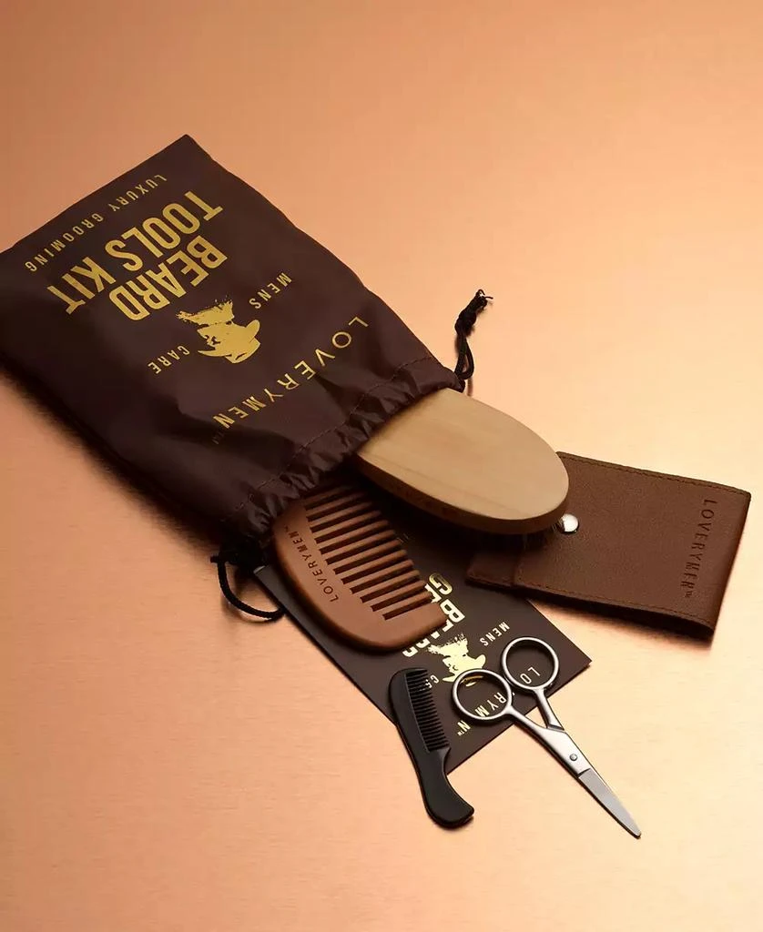 商品Lovery|6-Pc. LoveryMen Beard Tools Grooming Gift Set,价格¥207,第4张图片详细描述