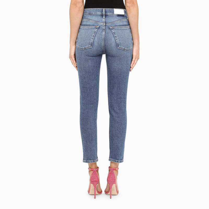 Blue slim jeans商品第4张图片规格展示