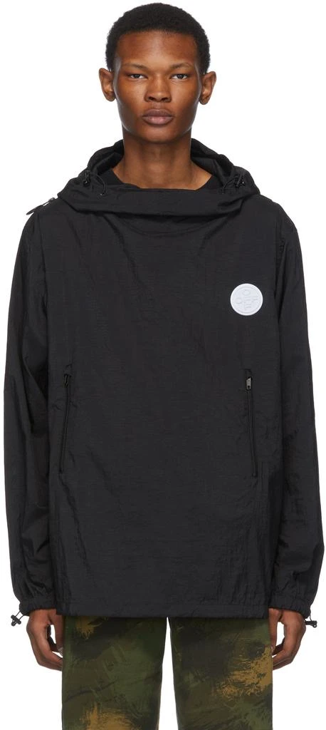 商品Off-White|Black Packable Rain Jacket,价格¥3640,第1张图片