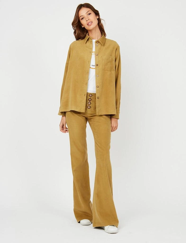 商品INES DE LA FRESSANGE|Charlotte khaki trousers,价格¥1551,第2张图片详细描述