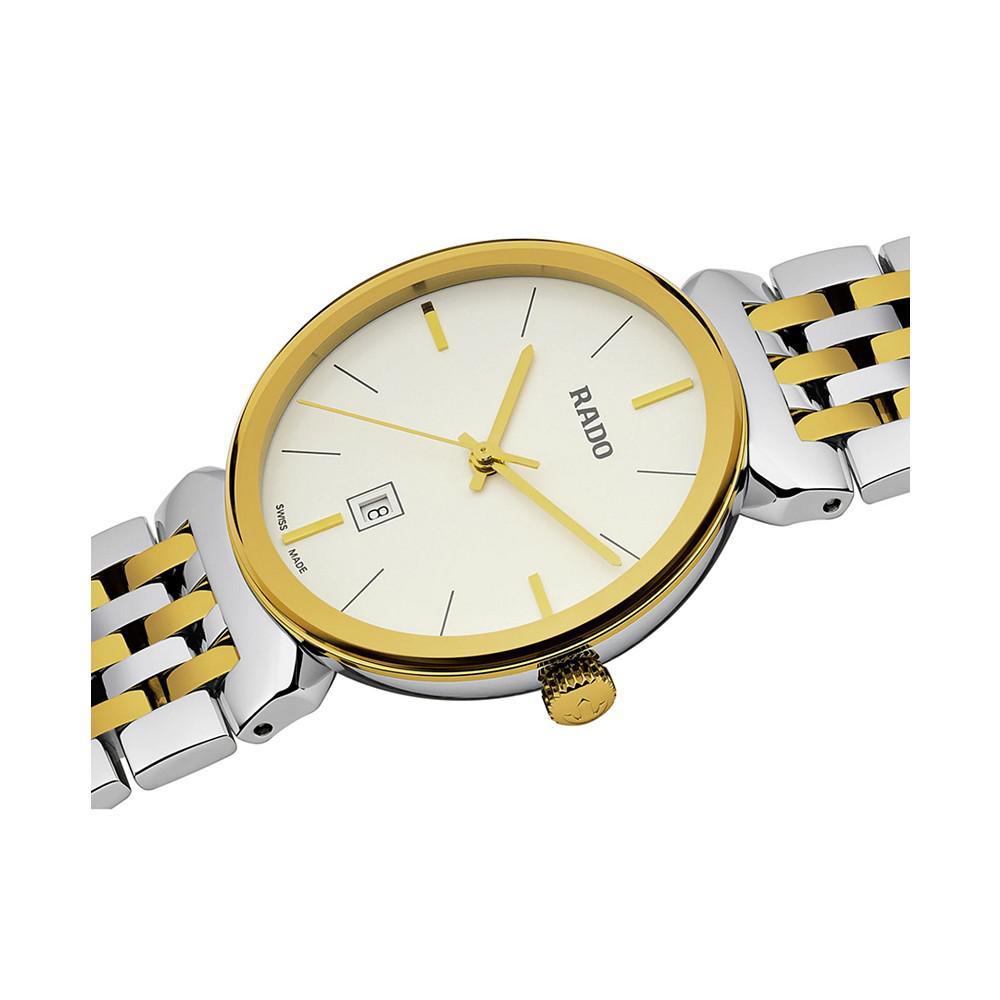 商品Rado|Florence Men's Gold-Tone Stainless Steel Bracelet Watch 30mm,价格¥6754,第5张图片详细描述