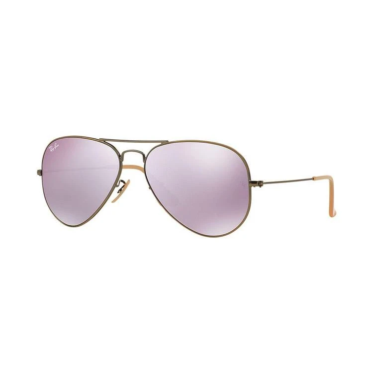 商品Ray-Ban|Sunglasses, RB3025 58 ORIGINAL AVIATOR MIRRORED,价格¥1311,第2张图片详细描述