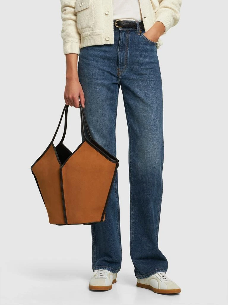 商品Hereu|Calella Suede Leather Shoulder Bag,价格¥2521,第1张图片详细描述
