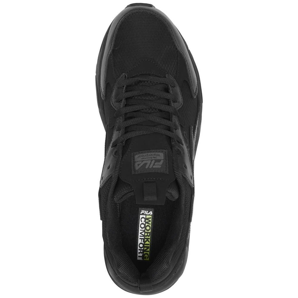 商品Fila|Men's Memory Late shift Slip-Resistant Work Sneakers from Finish Line,价格¥412,第5张图片详细描述