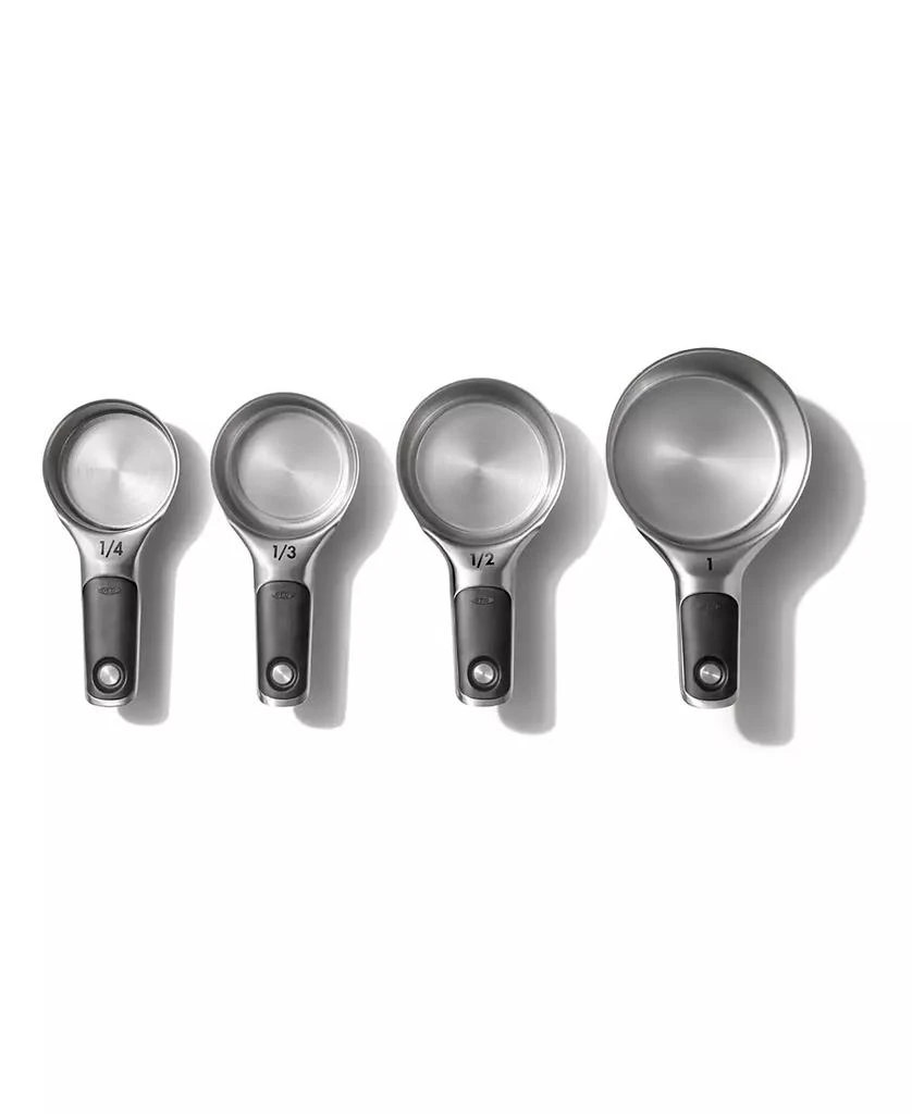 商品OXO|Good Grips Set of 4 Stainless Steel Magnetic Measuring Cups,价格¥171,第4张图片详细描述