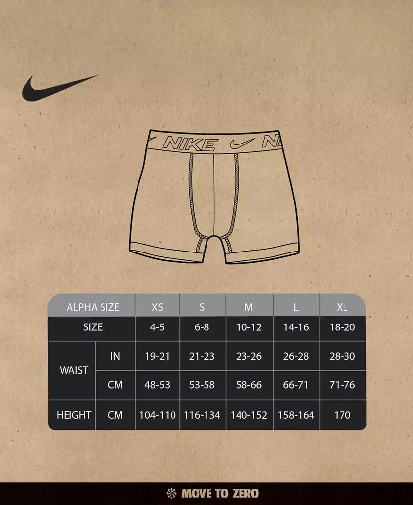 商品NIKE|Big Boys 3 PK. Essential Dri-FIT Boxer Briefs,价格¥150,第5张图片详细描述