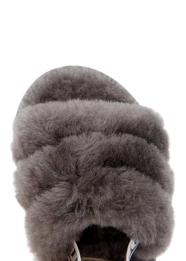 商品UGG|KIDS Fluff Yeah grey shearling sliders (IT22-IT30),价格¥191,第4张图片详细描述