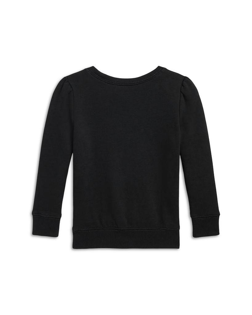 商品Ralph Lauren|Girls' Polo Bear Fleece Sweatshirt - Little Kid, Big Kid,价格¥487-¥520,第4张图片详细描述