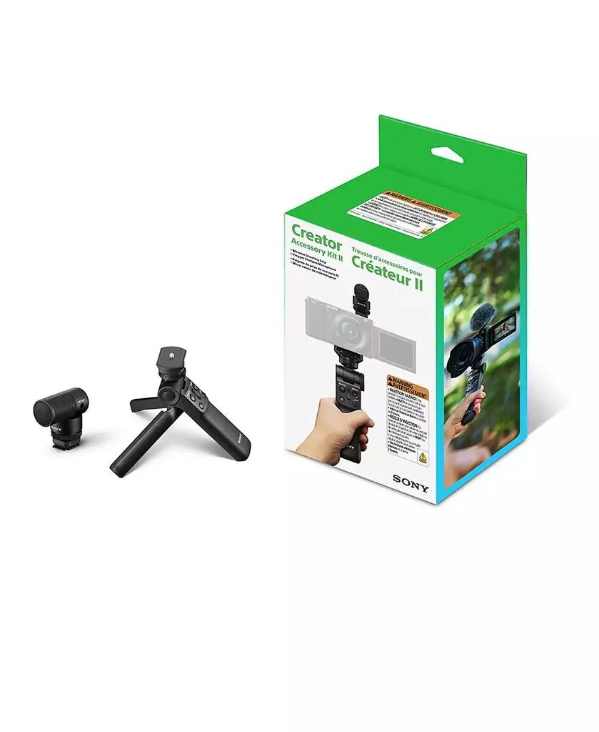 商品SONY|Creator Accessory Kit II with Shooting Grip/Tripod and Vlogger Shotgun Microphone,价格¥1893,第1张图片