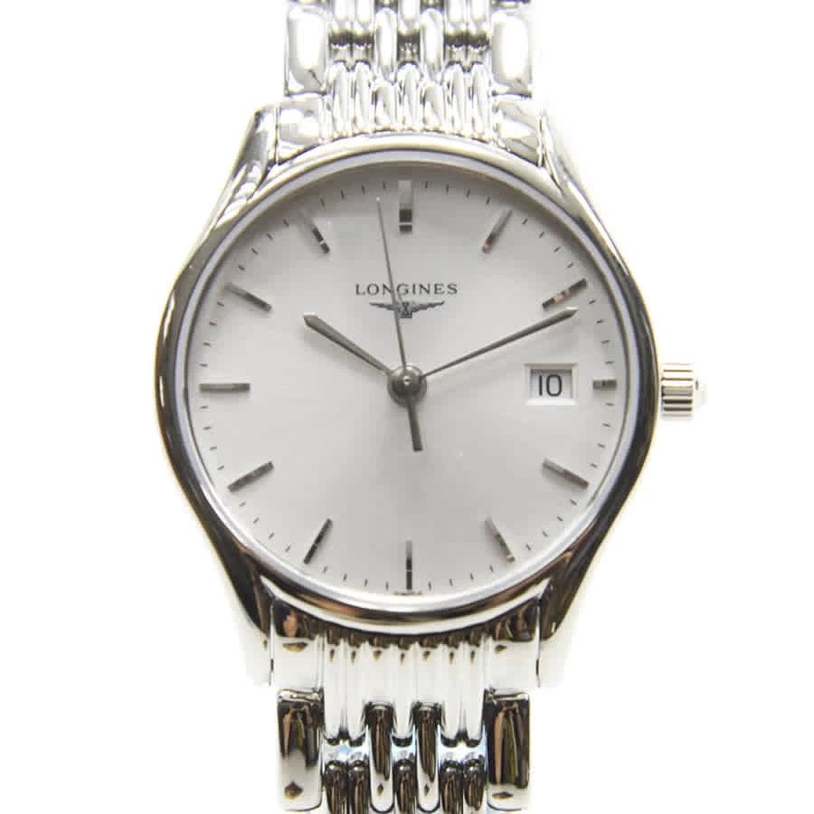 商品Longines|浪琴 Lyre 石英银色表盘女士手表25mm  L4.259.4.72.6,价格¥4163,第2张图片详细描述