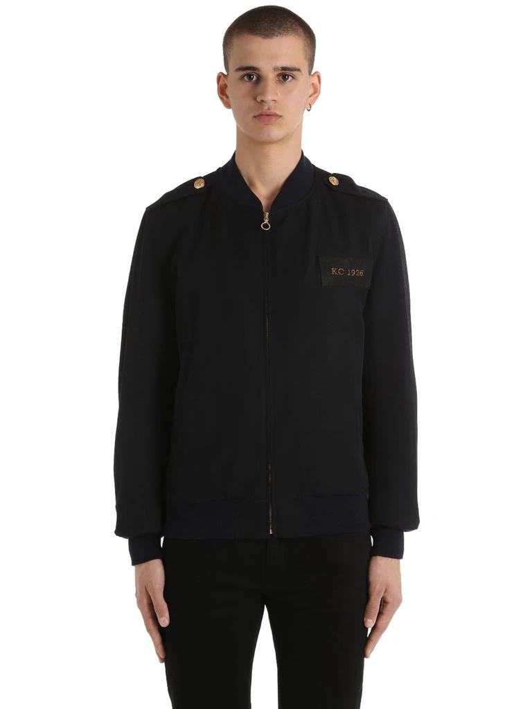 商品Kent & Curwen|Military Wool Bomber Jacket,价格¥6895,第1张图片