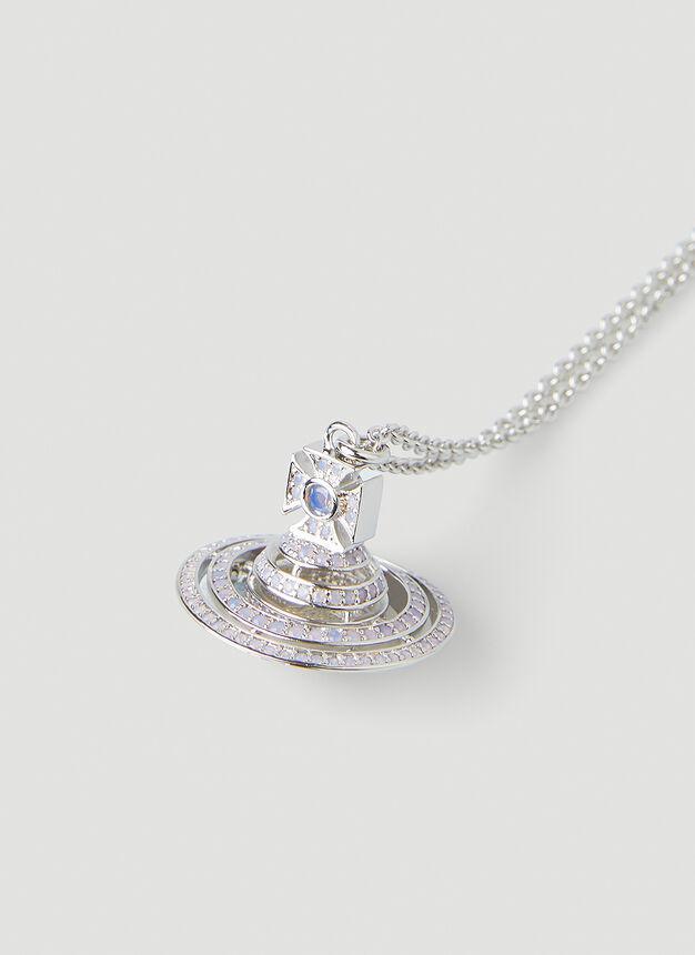 商品Vivienne Westwood|Hermine Pendant Necklace in Silver,价格¥970,第6张图片详细描述