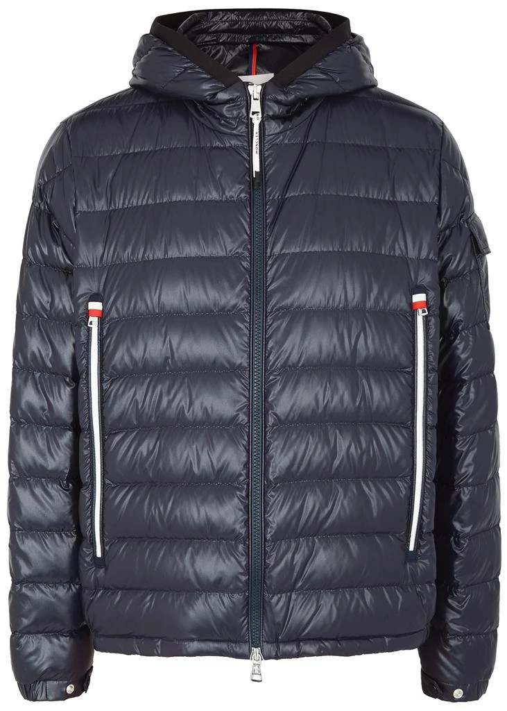 商品Moncler|Galion navy hooded quilted shell jacket,价格¥8915,第1张图片