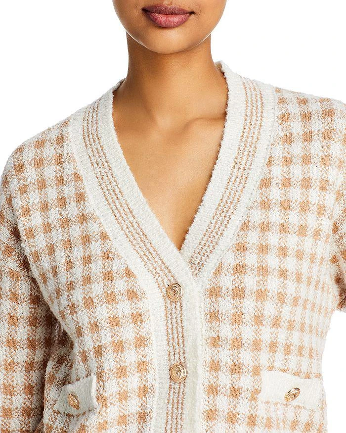 商品AQUA|Coco Check Cardigan - 100% Exclusive,价格¥328,第5张图片详细描述