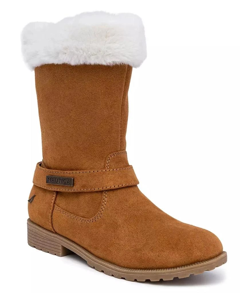 商品Nautica|Big Girls Cosima Cold Weather Faux Fur Boots,价格¥202,第1张图片