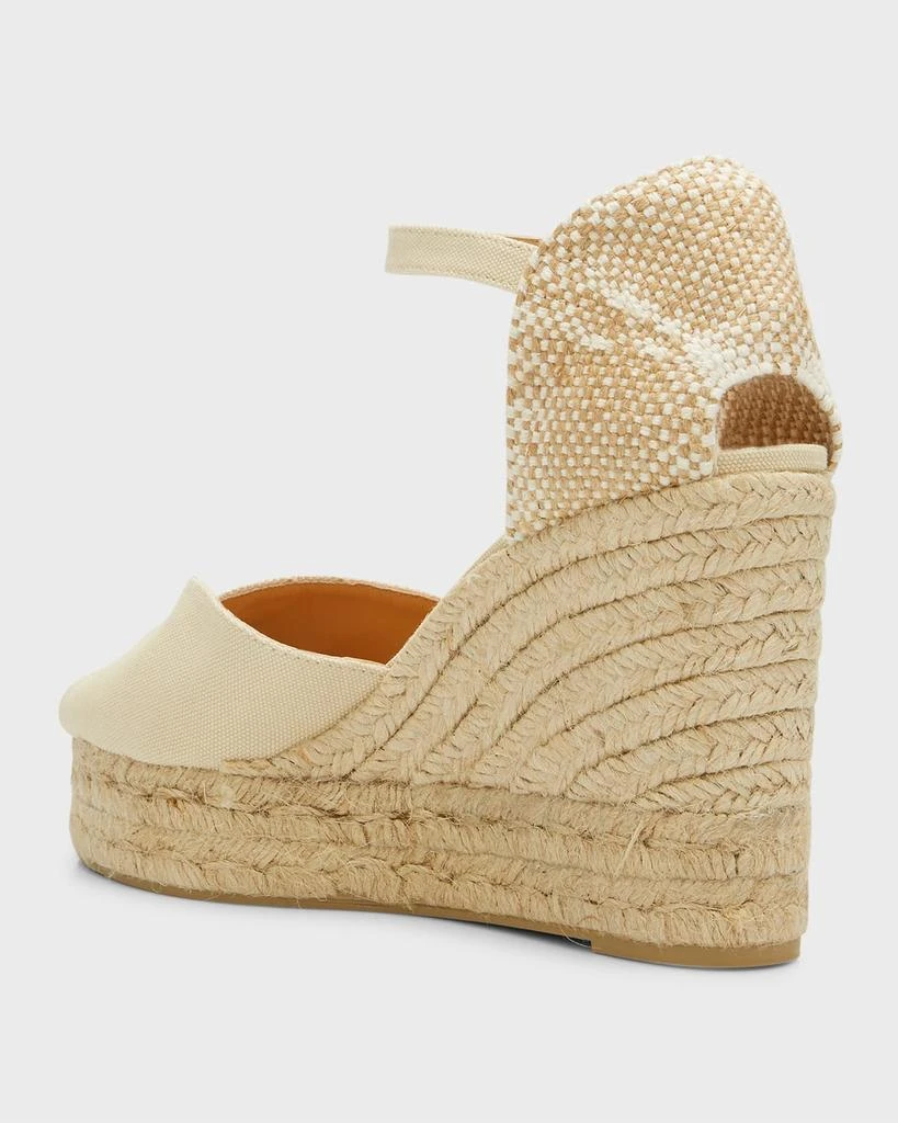 商品Castaner|Bianca Canvas Ankle-Strap Espadrille Sandals,价格¥749,第4张图片详细描述