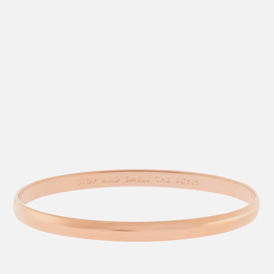 商品Kate Spade|Kate Spade New York Women's Idiom Bangle - Rose Gold,价格¥369,第1张图片