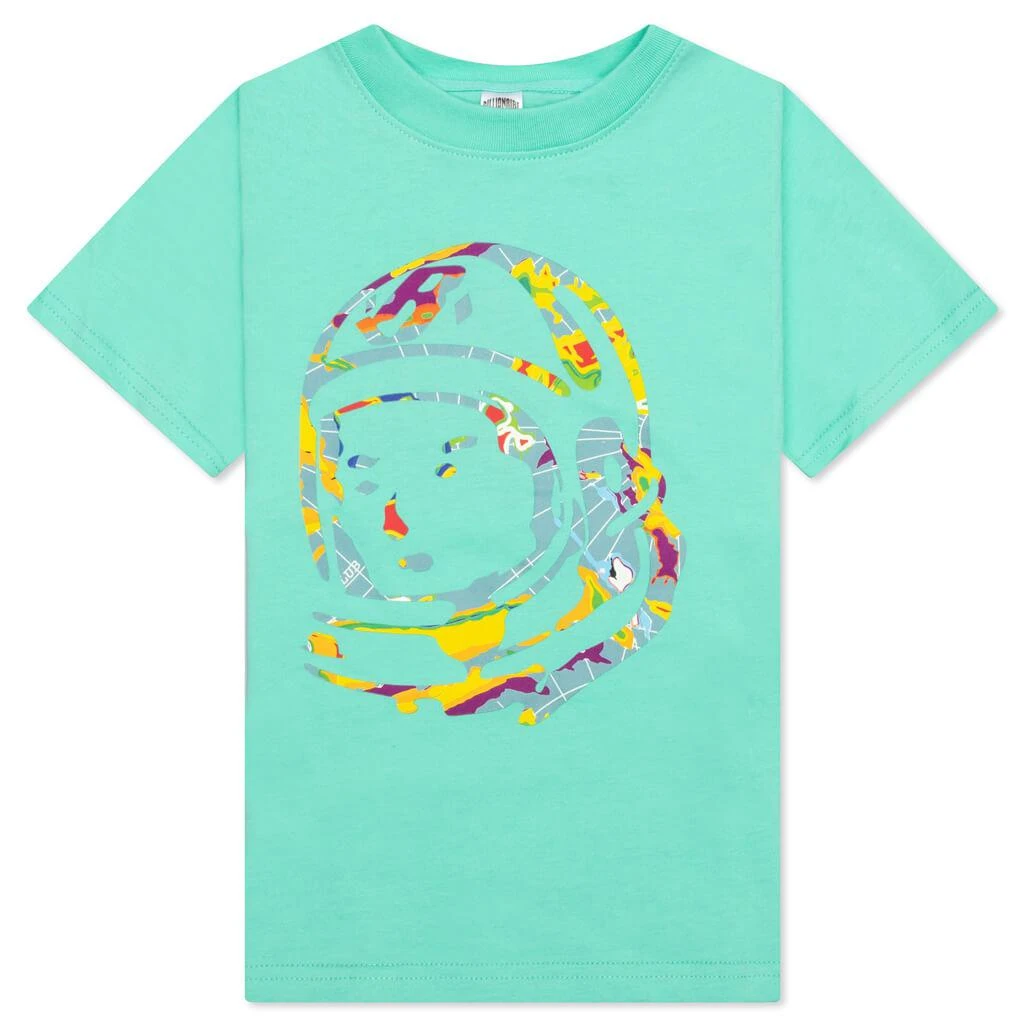 商品Billionaire Boys Club|Billionaire Boys Club Kids Helmet Traveler S/S Tee - Biscay Green,价格¥234,第1张图片