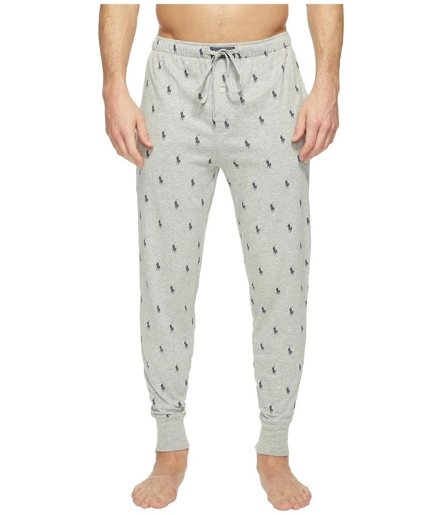 商品Ralph Lauren|All Over Pony Player Knit Sleepwear Joggers,价格¥375,第1张图片