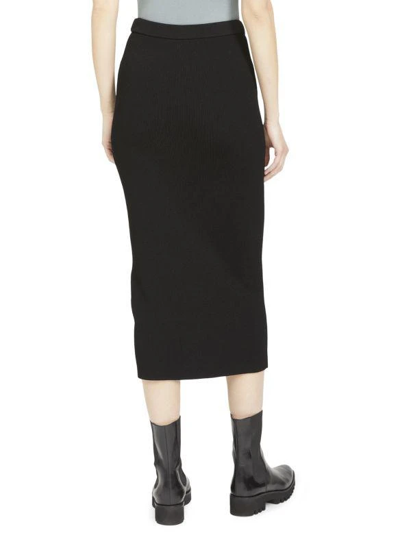 商品Theory|Compact Rib-Knit Straight Midi Skirt,价格¥938,第2张图片详细描述